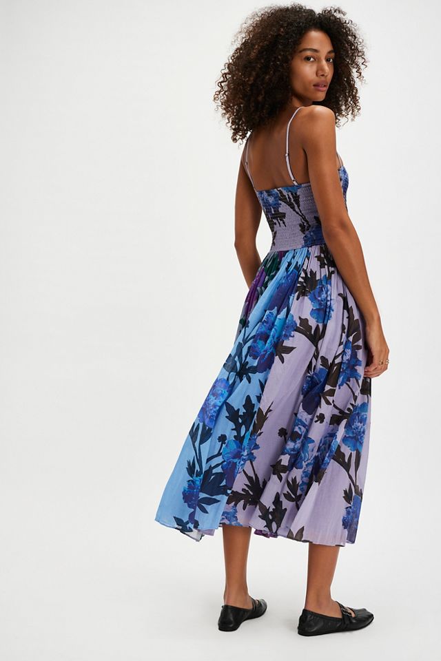 Free people floral midi dress best sale