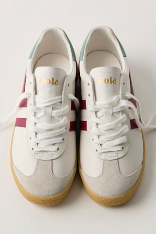 Gola Medallist Leather Sneakers at Free People in Red, Size: US 9