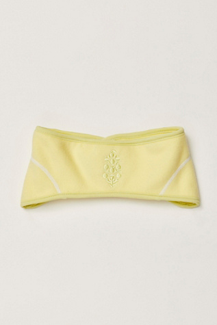 Next Mile Fleece Ear Warmers by FP Movement at Free People, Muted Lemon