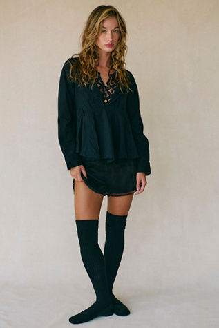 Seas The Day Top by free-est at Free People in Black, Size: Medium