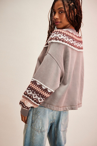 Женская толстовка Free People Chilly, цвет: Комбинированный — фото 2
