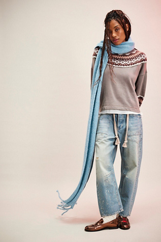 Женская толстовка Free People Chilly, цвет: Комбинированный — фото 3