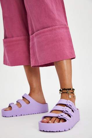 Florida Platform EVA Birkenstocks at Free People in Purple, Size: EU 38