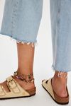 Birkenstock Arizona Raffia Big Buckle Sandals