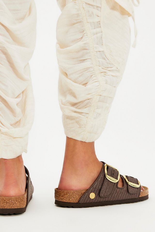 Birkenstock Arizona Raffia Big Buckle Sandals #2