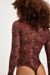 Up All Night Printed Bodysuit