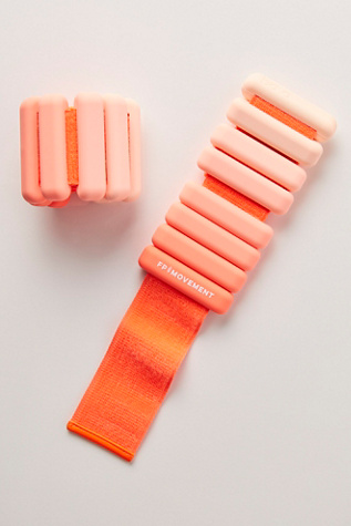 FP Movement x Bala Exclusive Bangles 2 Lb. Weights at Free People, Neon Coral Ombre