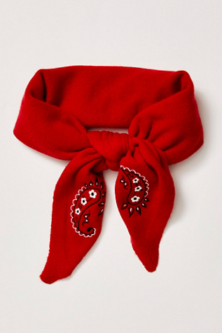 Chan Luu Cashmere Bandana At Free People In Red