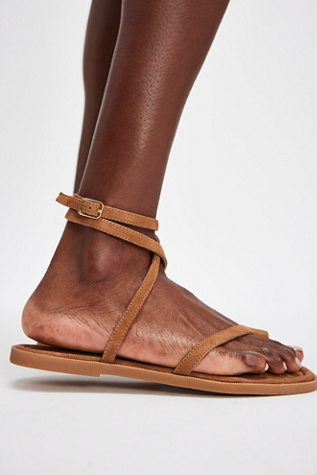 On Holiday Strappy Sandals by Matisse at Free People in Tan, Size: US 11
