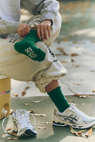 Solid Surprise Buti Socks by FP Movement at Free People, Heritage Green