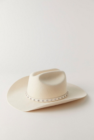 Wrangler Sparkle Cowboy Hat at Free People in White