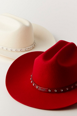 Wrangler Sparkle Cowboy Hat at Free People in Red