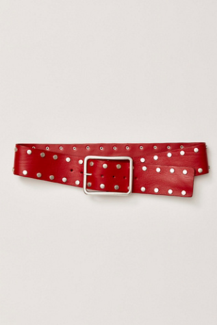 Hex Hip Belt At Free People In Sour Cherry, Size: M/L