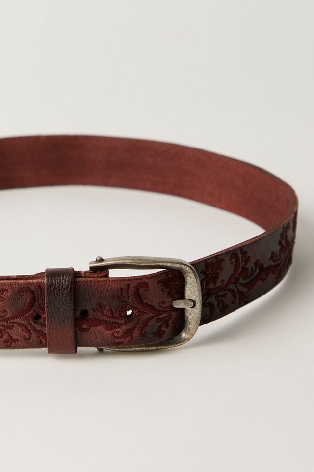 Scarlet Leather Belt #1