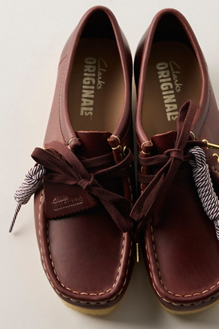 Clarks Leather Wallabees at Free People in Tan, Size: US 8.5