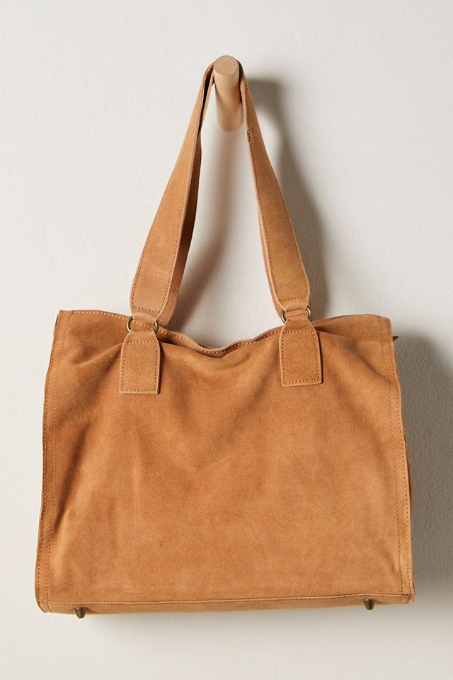 Salma Suede Tote Bag #3