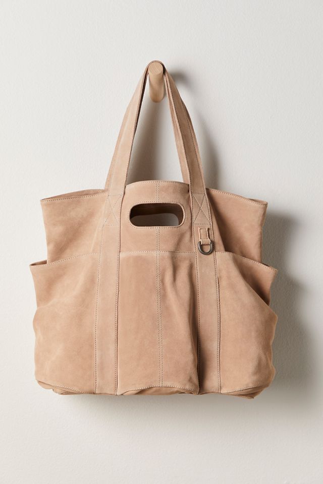 Suede Caravan Tote #1