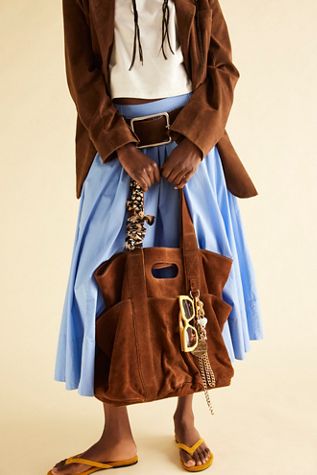 Suede Caravan Tote