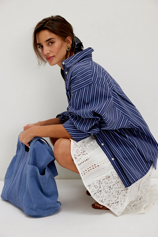 Suede Caravan Tote