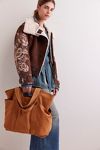 Suede Caravan Tote