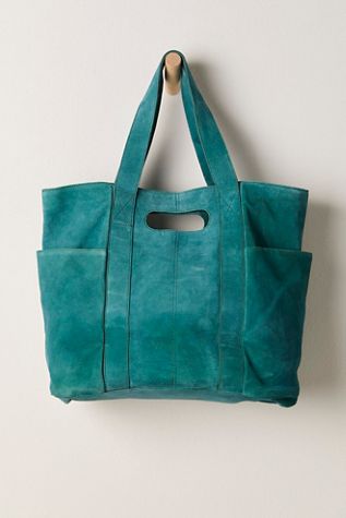 Suede Caravan Tote