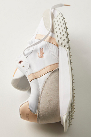 Lacoste L-Spin EV0 Sneakers en White/Light Pink, pour femme taille: US 8.5 chez Free People
