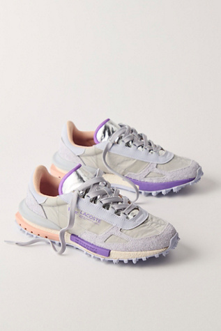 Женские кроссовки Lacoste Elite Active, цвет: Светлый серый / Серебряный — фото 2