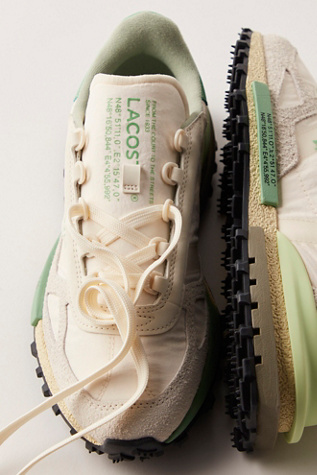 Lacoste Elite Active Trainers at Free People in Off White/Green, Size: US 8