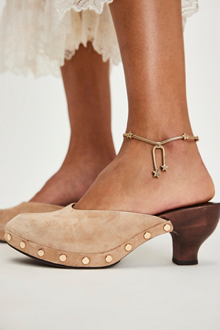Blakeney Mini Clogs by Jeffrey Campbell at Free People in Tan, Size: US 7