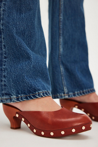 Blakeney Mini Clogs by Jeffrey Campbell at Free People in Brown, Size: US 7.5