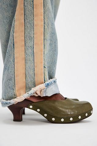Blakeney Mini Clogs by Jeffrey Campbell at Free People in Green, Size: US 8