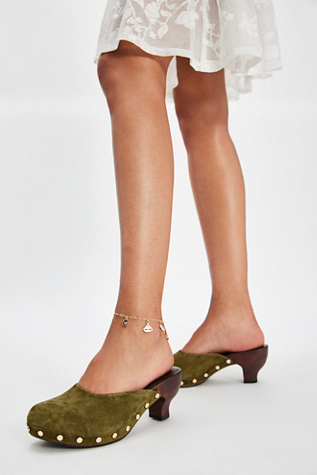 Blakeney Mini Clogs by Jeffrey Campbell at Free People in Green, Size: US 7