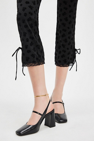 Paige Slingback Heels By Jeffrey Campbell At Free People In Black, Size: US 7.5