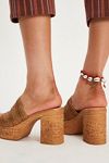 Applause Cork Platform Heels