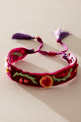 Eternal Friendship Bracelet by Free People in Red