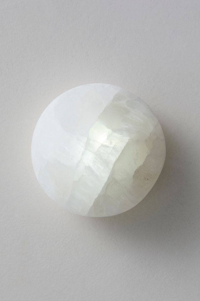 Selenite Pebble Light #1