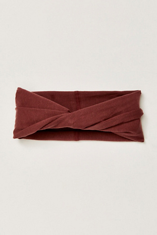 Kooshoo Organic Twist Soft Headband At Free People In Wild Ginger