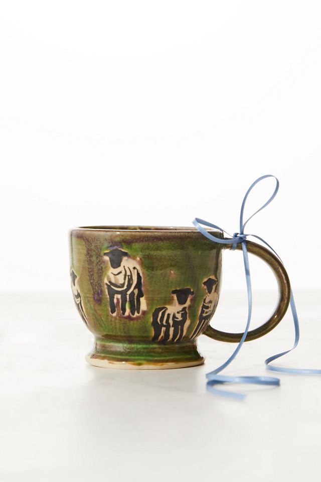 Candy Apple & Grape Sheep Mug Free People