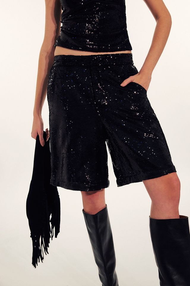 Eclipse Sequin Shorts #3