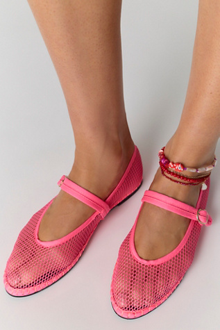 Isabella Mesh Mary Janes