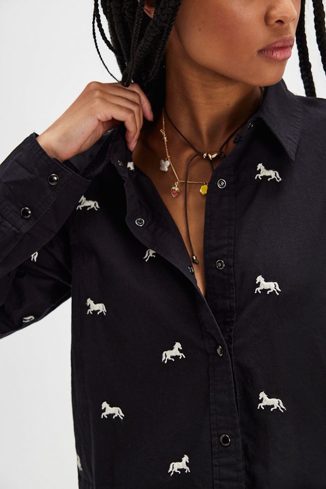 Chemise Brodée We The Free Band Of Horses #2