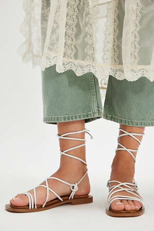 Private Island Wrap Sandals by Seychelles at Free People in White, Size: US 8
