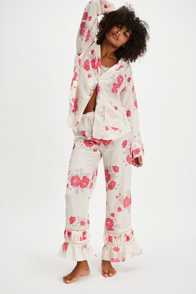 Free people pajama set hotsell