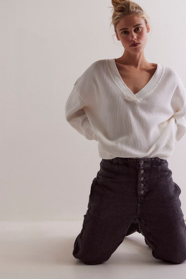 Free People ★ We The Free Osaka Textured Waffle Trousers We The Free Osaka Textured Waffle Trousers | Free People