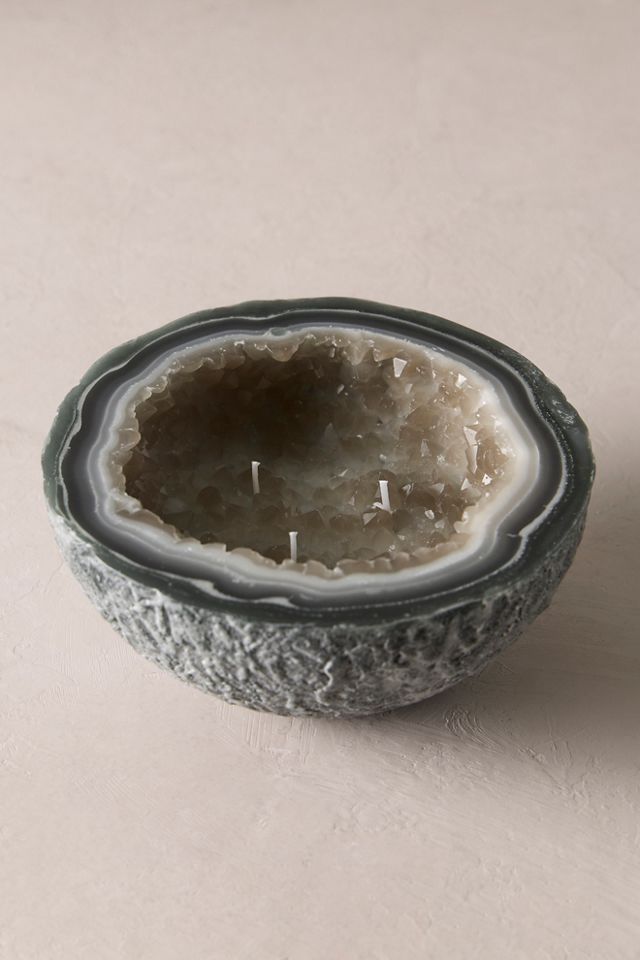 Jumbo Crystal Geode Candle #1