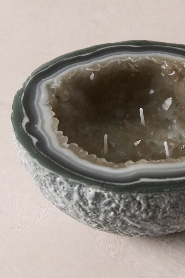 Jumbo Crystal Geode Candle #2