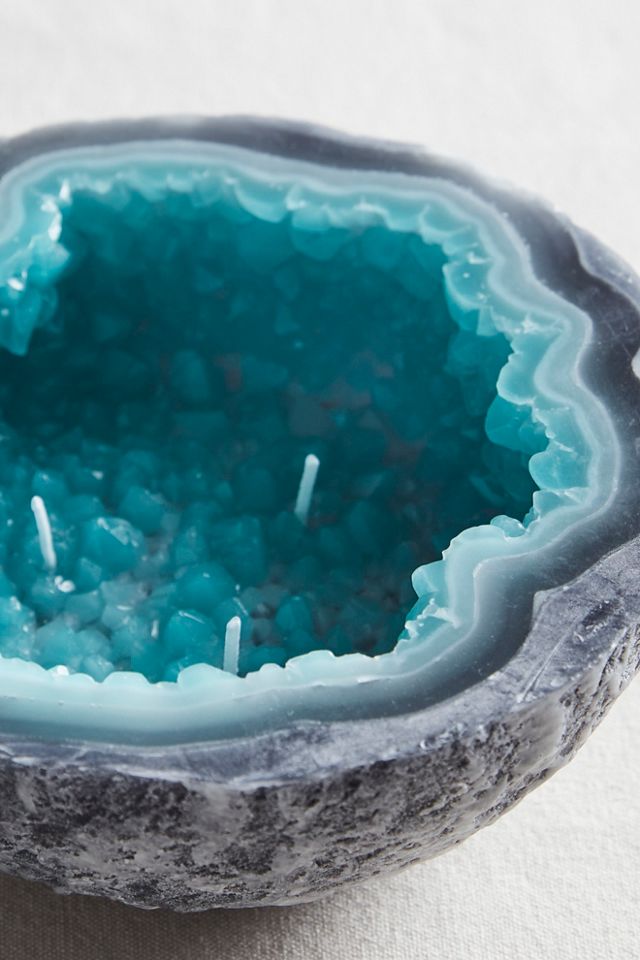 Jumbo Crystal Geode Candle #2