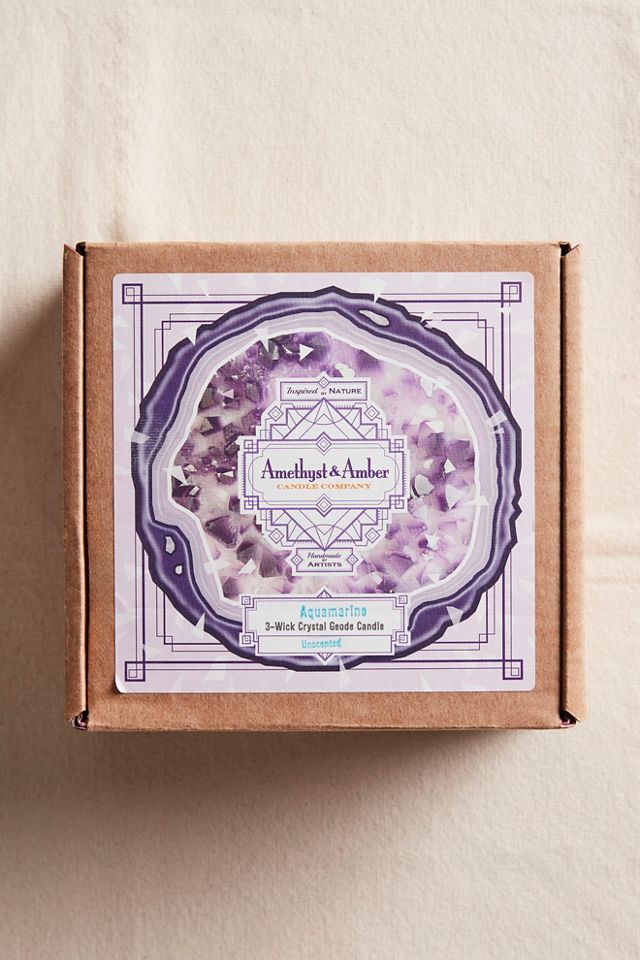 Jumbo Crystal Geode Candle #3