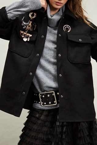VESTE MILITAIRE MÉLANGE de lin Free People Emilia couleur sable