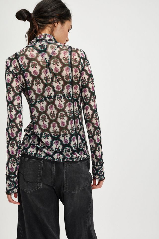 Anna Sui Sleeping Beauty Mesh Turtleneck #1